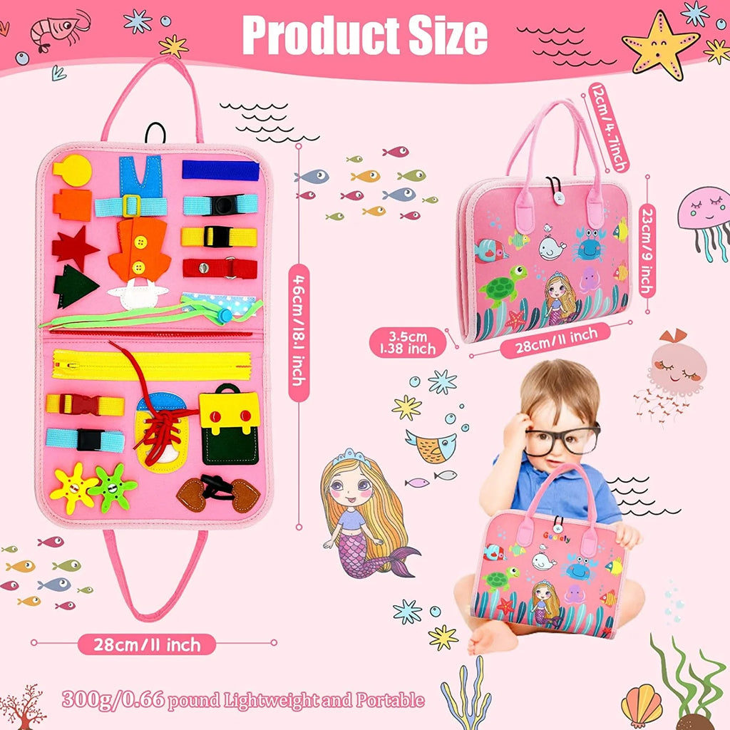 Montessori Busy Board – Fine Motor & Learning Toy