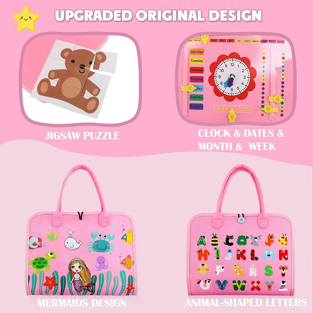 Montessori Busy Board – Fine Motor & Learning Toy