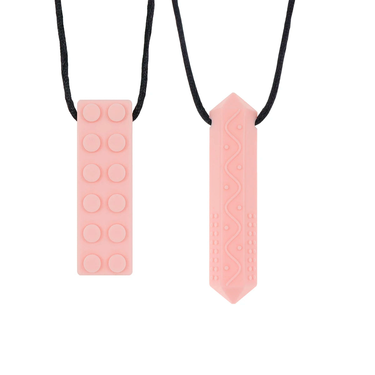 Sensory Chew Necklace for Kids (Set of 2) – Safe Oral Motor Aid
