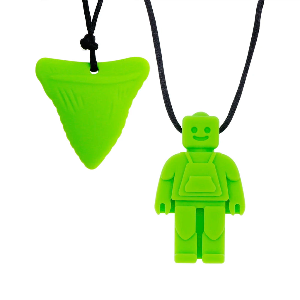 Sensory Chew Necklace for Kids (Set of 2) – Safe Oral Motor Aid