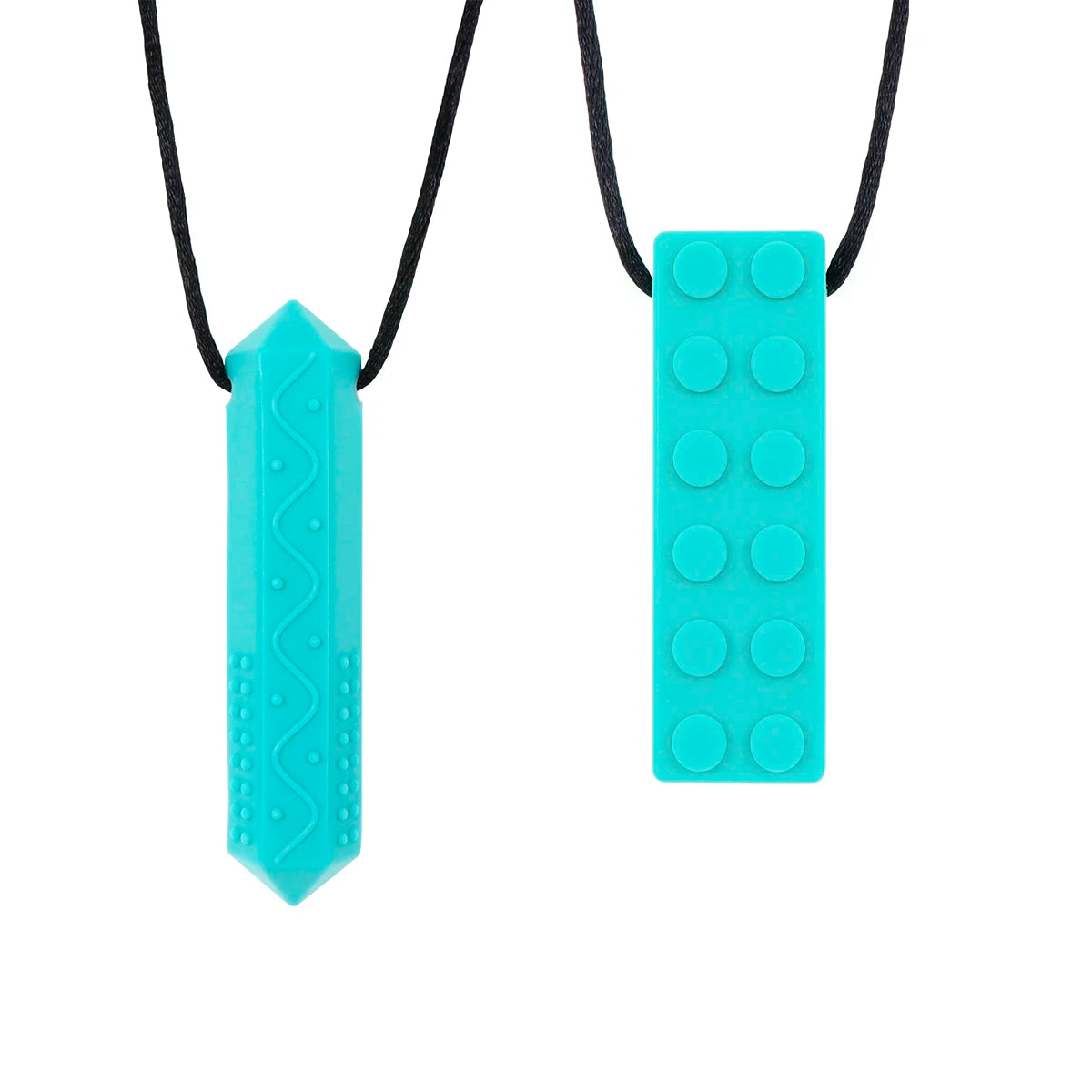 Sensory Chew Necklace for Kids (Set of 2) – Safe Oral Motor Aid